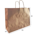Bolsa papel kraft con asa 40x31x13cm