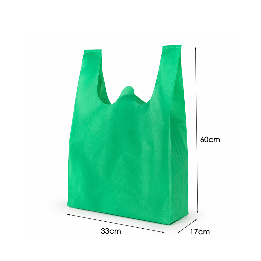 Bolsas reutilizables tipo camiseta 33×60×17cm (2000pcs)
