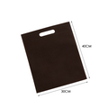 Bolsa reutilizable tipo troquel 30x40cm (2000pcs)