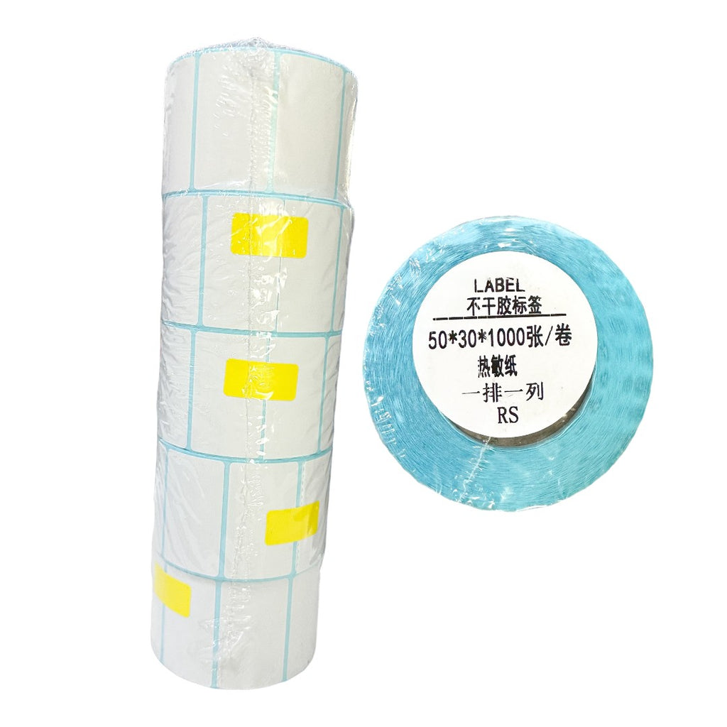 Etiquetas para pesa 50*30*1000 hojas/rollo de papel térmico