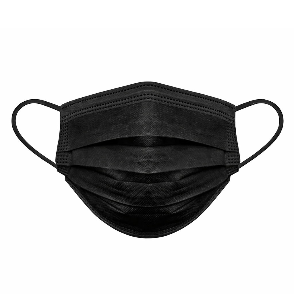 Mascarilla Negra 3ply
