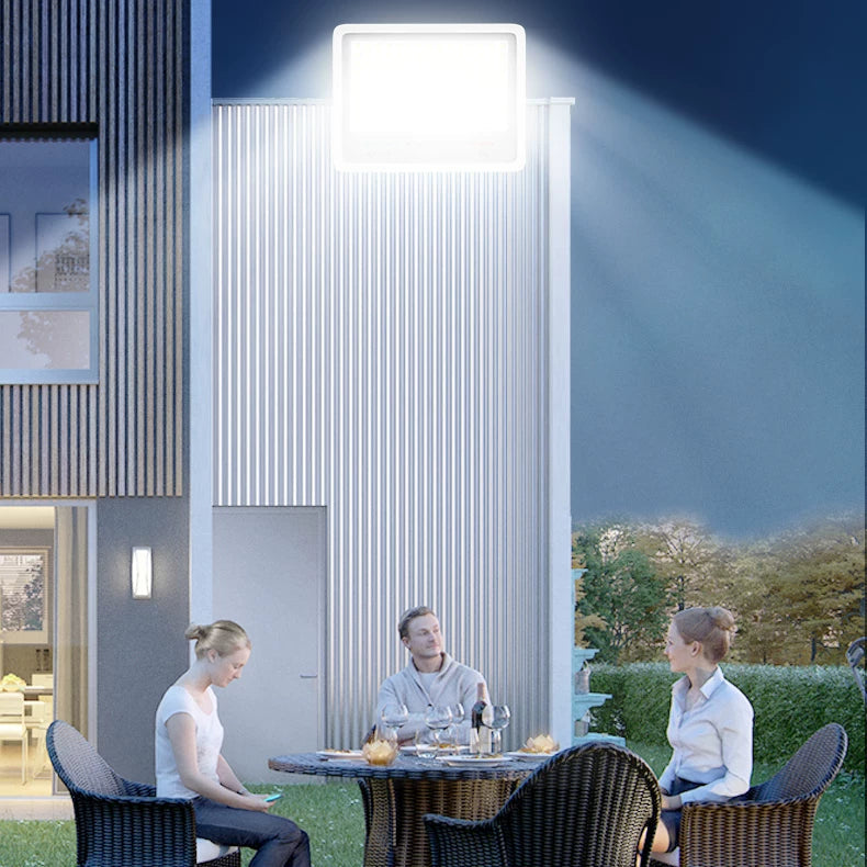 Lampara exterior con panel solar IP67