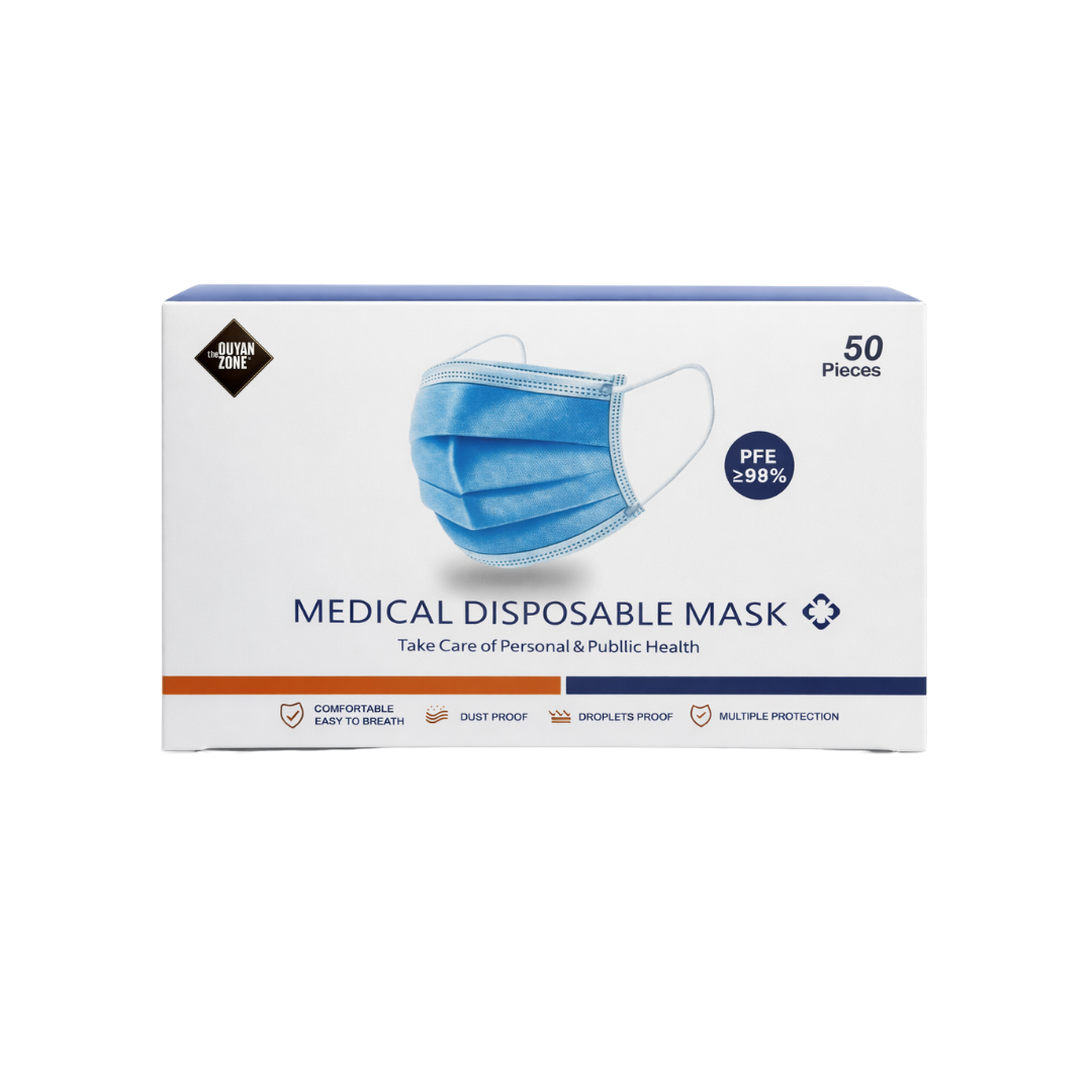 Mascarilla Celeste 3ply