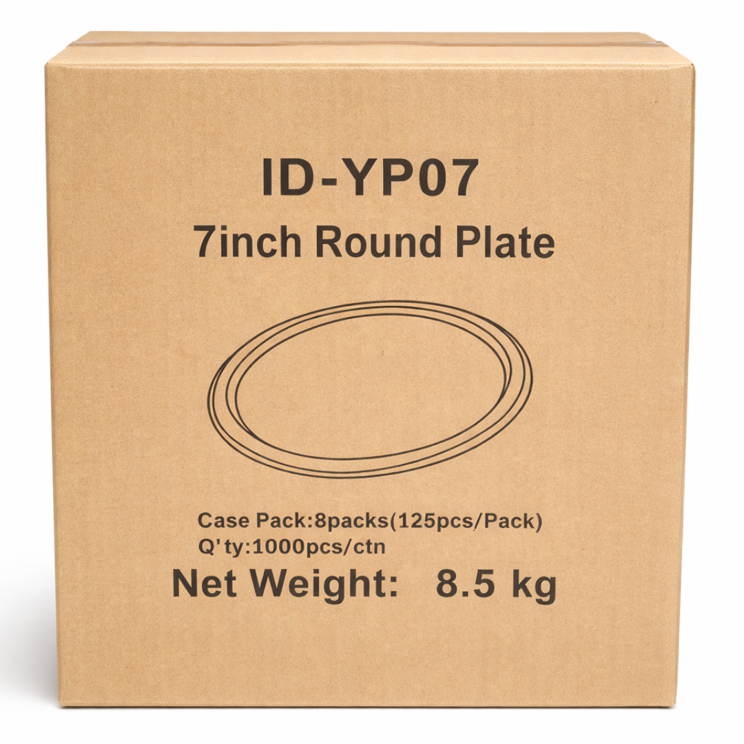 Plato redondo 7" - Biodegradable