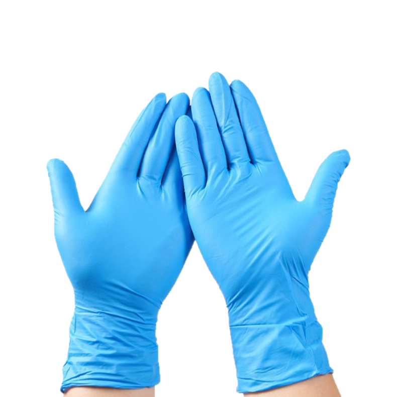 Guantes Nitrilo 100% Ouyan (azul)