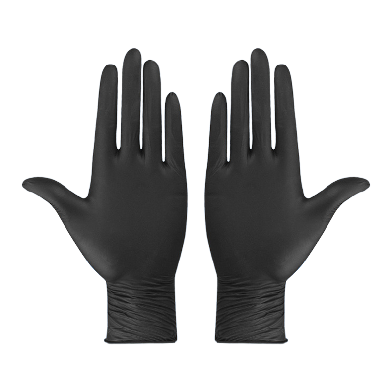 Guantes Nitrilo 100% Ouyan (negro)