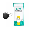 Mascarilla KF94 negro en sobre