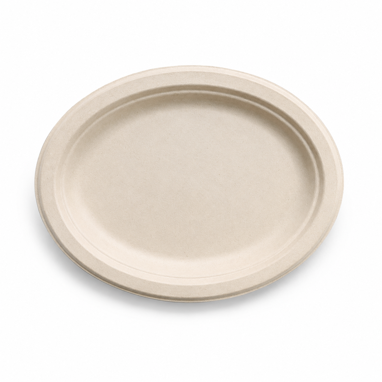 Plato ovalado 12 - biodegradable