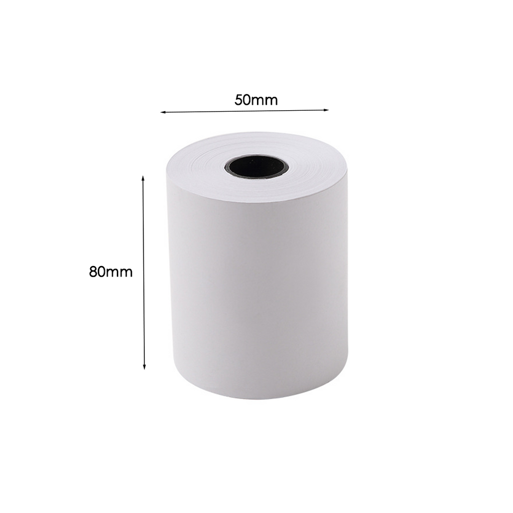 Rollo papel térmico 80x50mm